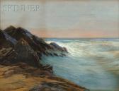 Arthur Robert 1850-1914,Crashing Waves at Dusk,1907,Skinner US 2010-01-29