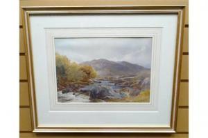 ARTINGSTALL William,mountainous river scene with drover and cattle,Rogers Jones & Co 2015-04-24