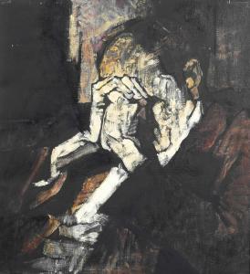 ARTOZOUL René 1927,A man with clasped hands,Christie's GB 2013-01-20
