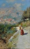 ARTURO Cerio 1868-1931,La portatrice d'acqua a Capri,Vincent Casa d'Aste IT 2013-05-18