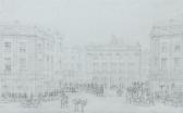 ARUNDALE Francis Vyvyan Jago,Piccadilly Circus pencil 13 x 20cm Provenance: The,Cheffins 2008-03-05