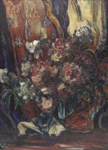 ARUNDEL James 1875-1960,Still Life Flowers in a Vase,1934,Lacy Scott & Knight GB 2023-06-16