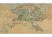 ASAI Chu 1856-1907,Early summer,Mainichi Auction JP 2021-05-14