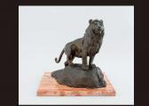 ASAKURA Fumio 1883-1964,Figure of a lion,Mainichi Auction JP 2009-10-02