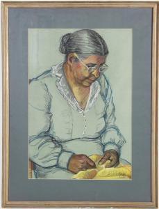 ASBURY JONES May 1919-1923,PORTRAIT OF ANNIE STEELE GSCW,Charlton Hall US 2011-12-02