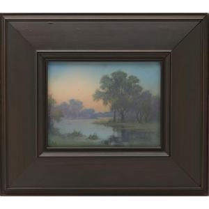 ASBURY Lenore 1866-1933,River Landscape,1922,Treadway US 2016-03-05