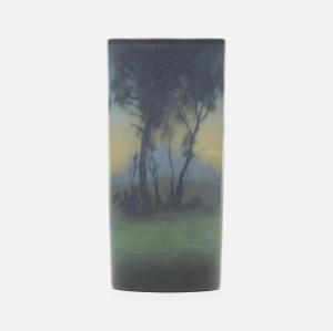 ASBURY Lenore 1866-1933,Scenic Vellum vase,1917,Rago Arts and Auction Center US 2022-10-06