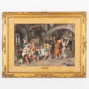 ASCENZI Ettore 1800-1900,La danza del monaco,Wannenes Art Auctions IT 2023-09-25