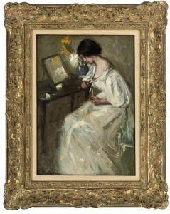 ASCHER Mary G 1900-1988,A lady at her dressing table,Christie's GB 2010-05-11