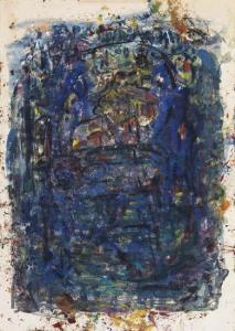 ASCHER Mary G 1900-1988,Harbor Lights,1964,Swann Galleries US 2012-06-14