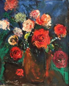 ASCHHEIM Isidor 1891-1968,Flower Vase,1962,Montefiore IL 2017-03-22