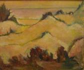 ASCHHEIM Isidor 1891-1968,Landscape,1962,Matsa IL 2014-03-04