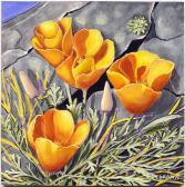 Ascroft Vedrana,California Poppies,2009,Lando Art Auction CA 2018-02-25