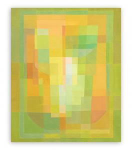 ASENSIO JUAN 1959,Composition in orange and green,1980,Borromeo Studio d'Arte IT 2023-12-06