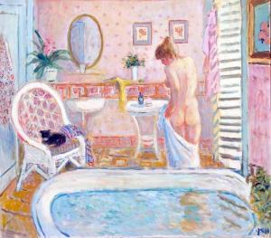 ASH 1968,Nude in Bathroom Interior,Keys GB 2013-08-09