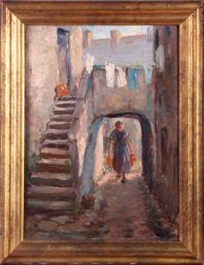 ASHBROOK Paul 1867-1949,The Stairway,Gray's Auctioneers US 2014-02-05