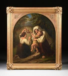 ASHER Louis 1804-1878,Maidens with Child,Simpson Galleries US 2017-02-25