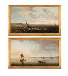 ASHFORD William 1746-1824,A Pair of Views of Dublin Bay, Looking North and South,Adams IE 2022-06-01