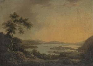 ASHFORD William 1746-1824,View of Loch Lene, Lower Lake Killarney, with old ,Christie's 2003-05-15