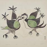 ASHOONA SOROSILUTO 1941,KINGAIT FIGHTING BIRDS,1973,Waddington's CA 2017-01-28