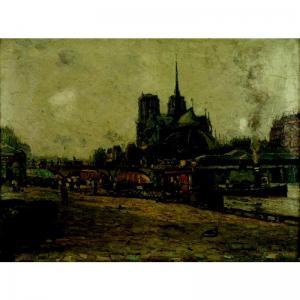 ASHTON William Percy, Bill 1925,VIEW FROM THE SEINE,Sotheby's GB 2008-08-25