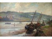 ASHTON WILLIAM 1899-1904,WHITBY, LOW TIDE,Lawrences GB 2015-01-16