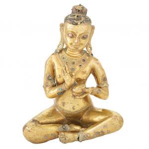 ASIAN SCHOOL,Cast seated with the right hand held in a prayer pose,18th,William Doyle US 2017-09-11