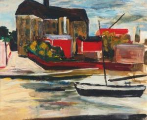 ASPELIN Arne 1911-1990,Harbour scenery,Bruun Rasmussen DK 2019-11-12
