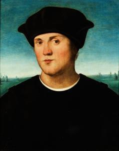 ASPERTINI Amico 1475-1552,Bildnis eines jungen Mannes vor weiter Landschaft,Hampel DE 2021-06-24