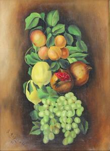 ASPINALL Arthur 1900-1900,still life study of fruits,Denhams GB 2017-11-29
