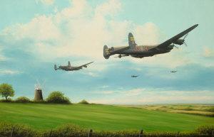 Aspinall Keith 1900-1900,British WWII bombers in flight,Rosebery's GB 2008-07-08