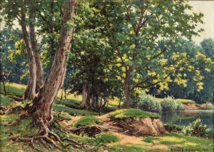 ASPINWALL Reginald 1858-1921,Leafy forest,1906,Finarte IT 2023-10-19