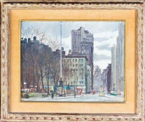 ASPLUND Tore Arvid 1903-1978,Madison Square,Cottone US 2023-05-17