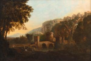 ASSELIJN Jan 1610-1652,View of the Lucano bridge and the Tomb of the Plau,Nagel DE 2023-11-08