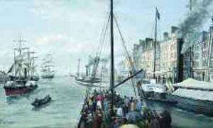 ASSELINEAU Antoinette 1811,« Trouville, le départ des bateaux ».,Gros-Delettrez FR 2002-04-19