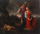 ASSERETO Gioacchino 1600-1649,L'arcangelo Michele appare ad Agar eIsmaele,Antonina IT 2008-10-28