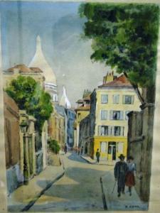 ASSUS MAURICE 1880-1955,Montmartre,Rossini FR 2014-10-21