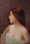 ASTI Angelo 1847-1903,A portrait of a young beauty,Locati US 2013-10-21