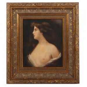 ASTI Angelo 1847-1903,semi nude female portrait,Ripley Auctions US 2024-03-30