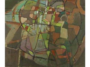 ASTOULE Jacques 1933,Composition abstraite,1969,Ader FR 2007-11-23