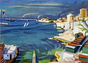 ASTRUC Edmond,Étude pour les bassins de la Corniche à Marseille,1951,Etienne de Baecque 2020-03-12