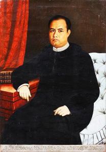 ASUNCION Mariano 1802-1885,Padre Ambrosio Bautista,c.1880,Leon Gallery PH 2016-09-10