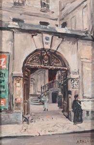 ATALAYA Enrique 1851-1914,Rue Bonaparte, Pari,De Maigret FR 2023-07-07