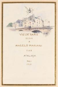 ATALAYA Enrique 1851-1914,Vues du vieux Paris dédiées à Ang,Artcurial | Briest - Poulain - F. Tajan 2024-03-20
