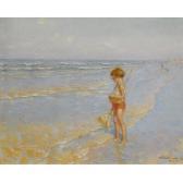 ATAMIAN Charles Garabed 1872-1947,PLAYING ON THE BEACH,Sotheby's GB 2009-11-24