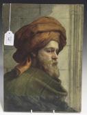 ATKINS Catherine Jane,Portrait of a Bearded Man wearing a Turban,Tooveys Auction 2018-10-31