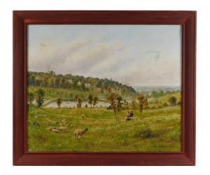 ATKINS Edward 1887-1901,pastoral scene,1899,Winter Associates US 2019-09-13