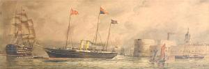 ATKINS William Edward 1842-1910,The royal yacht,Bonhams GB 2010-03-25