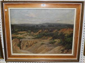 ATKINSON Amy B 1859-1916,Distant Hills near Frensham, Surrey,Tooveys Auction GB 2015-12-31