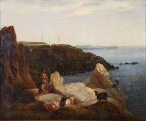 ATKINSON George Mounsey,Coastal Scene with Figures and Goats on and near t,Mealy's 2009-09-29